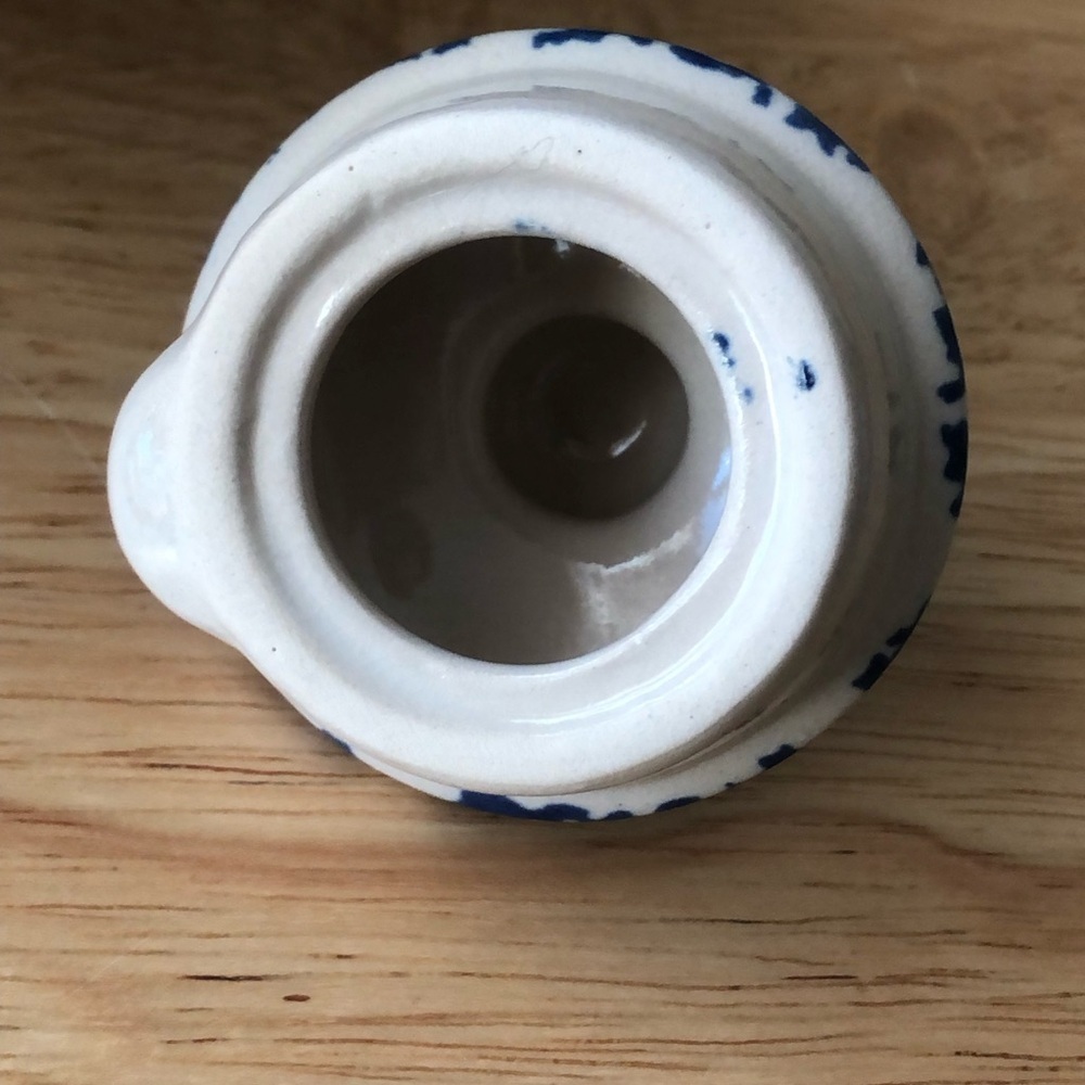 Nantucket Country Hearts Stacking Tea Pot & Cup 16oz Tea for One Vintage Ceramic - Picture 11 of 16